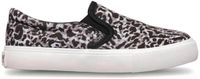Roxy Lili Lage Sneakers Vrouw Leer Panterprint Grijs EU 39