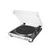 Audio-Technica AT-LP60XBT Platine vinyle à entraînement par courroie - Blanc - Bluetooth