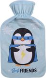 Take Care Best Friends Warmwaterkruik - Met Hoes - Lichtblauw - 1 Liter