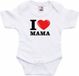 Bellatio Decorations Shoppartners Bv I love Mama Romper Wit Korte Mouw Katoen Maat 92