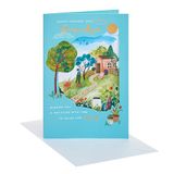 UK Greetings Vaderdagkaart voor opa | kaart voor vader, opa, echtgenoot | hem, jongens, mannen | tuinontwerp | met envelop | 14,9 x 22,9 cm