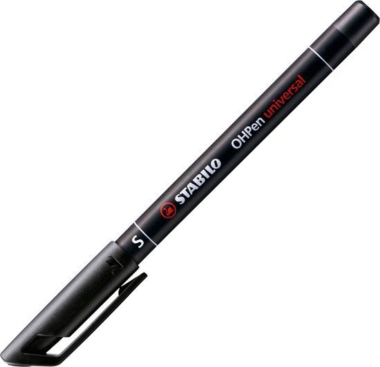 STABILO OHpen permanent 841/41 - Viltstift - 0.4mm - Blauw - 10 stuks