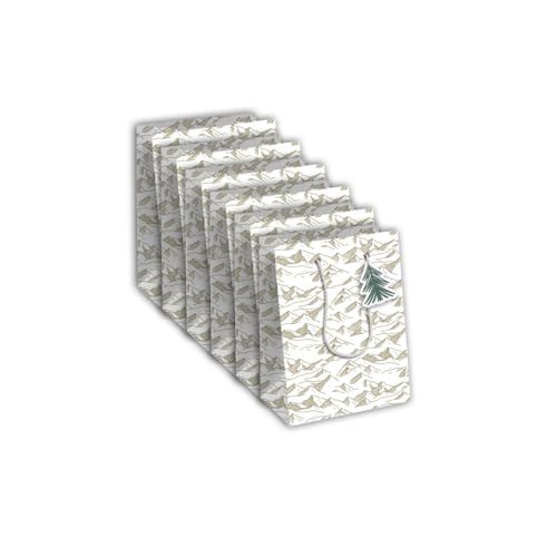 Clairefontaine Excellia Gift Bags - Medium - 21.5 x 10.2 x 25.3 cm - Highness Motif - 3 Pack