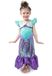 Little Adventures Purple Sparkle Mermaid Jurk - Maat 98-104