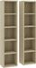 vidaXL Cd-kasten 2 st 21x16x93,5 spaanplaat sonoma eikenkleurig