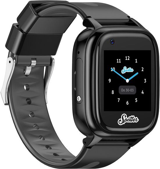 Spotter Explorer 4G GPS Kids Smartwatch - Black - Camera, Call & Chat - Waterproof - SIM Card Included