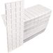 Adsamm® White Self-Adhesive Felt Glides - 2000 pcs, 25x25mm Square, 3.5mm Thick