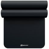 Hop-Sport NBR Fitnessmat Gymnastiekmat Extra Dik 1,5 cm Zwart 190 cm
