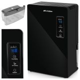 Maltec Elektrische luchtbevochtiger, luchtontvochtiger met timer, Maltec DH-2200, automatische ontdooiingsfunctie, 2,2 liter capaciteit, wit, efficiënt, 90W