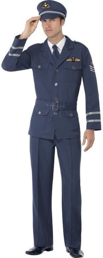 Vegaoo "Piloten kostuum voor heren - Verkleedkleding - Medium"