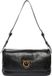 Pinko Click Soft Horizontal Handle C Schoudertas Leer Zwart