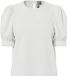 Pieces T-shirt Pcjamal 2/4 O-neck Top Noos Jrs Bc 17163508 Cloud Dancer Dames Maat - L