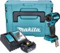 Makita DDF 083 RG1J Accuboormachine 18 V 40 Nm 1/4'' borstelloos + 1x oplaadbare accu 6.0 Ah + lader + Makpac