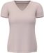Guess T-shirt dames New Vn Mini Logo Katoen V-hals Kort Paars M