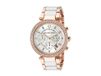 Michael Kors Mini Parker multifunctioneel horloge met zilverkleurige roestvrijstalen band voor dames MK5615