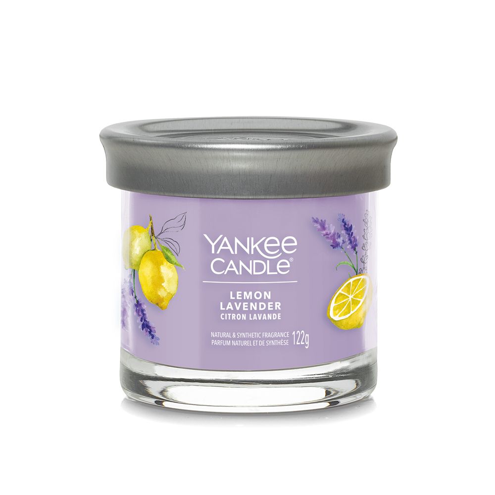 Yankee Candle Lemon Lavender Cylinder Candle - White