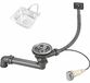 Keenberk Alimentation pour évier de cuisine avec panier-bonde 3 1/2