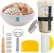 Non-branded Ronde Zuurdesem Mand 23cm + 650ml Starter Glazen Pot Set