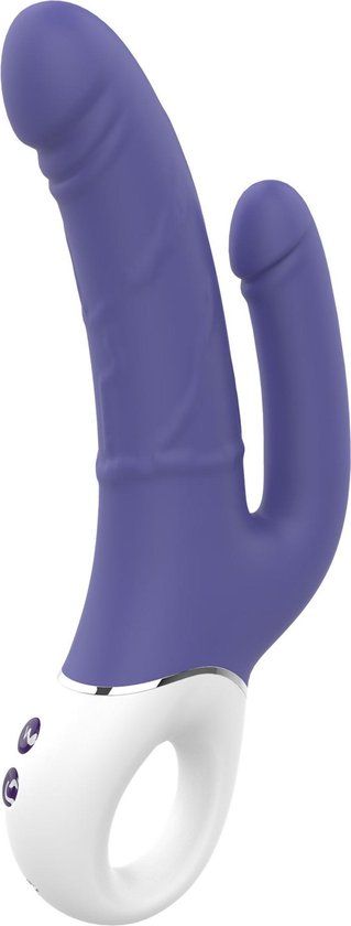 Dream Toys - Dubbele vibrator Vibes of Love - Paars - Vrouwen - Oplaadbaar