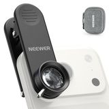 NEEWER Caleidoscoopfilter van 24 mm met telefoonclip, K9 kristalglas, prisma-effectfilter voor 17 mm schroefdraadlens, achterplaat, telefoonhouder, hoes compatibel met iPhone Android Samsung, FL-102