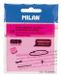 Milan 411260850 Zelfklevend Notitiepapier Vierkant Roze, Transparant 50 vel