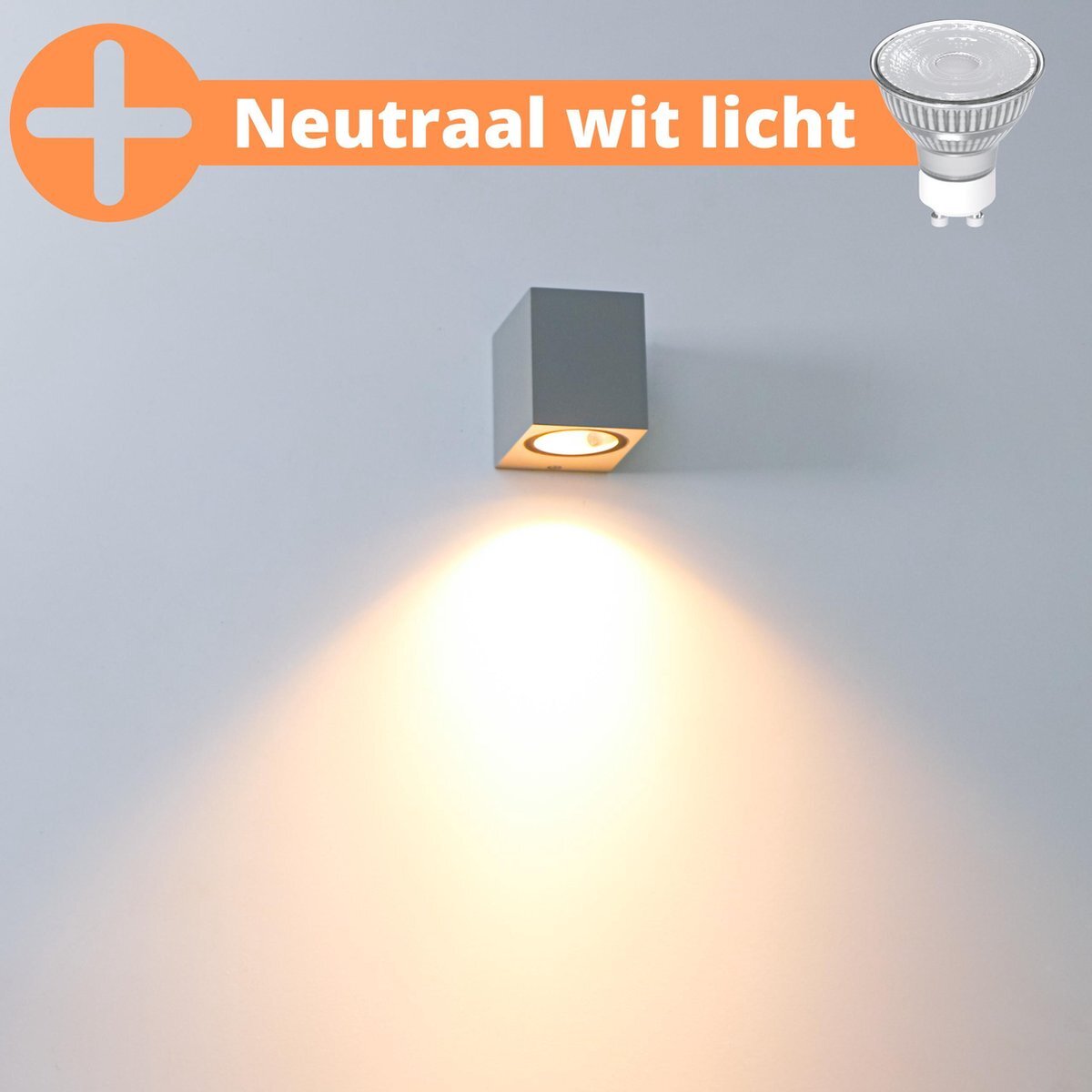 Proventa Proventa® Ambiance LED Buitenlamp incl. lichtbron - Neutraal wit licht - Grijs