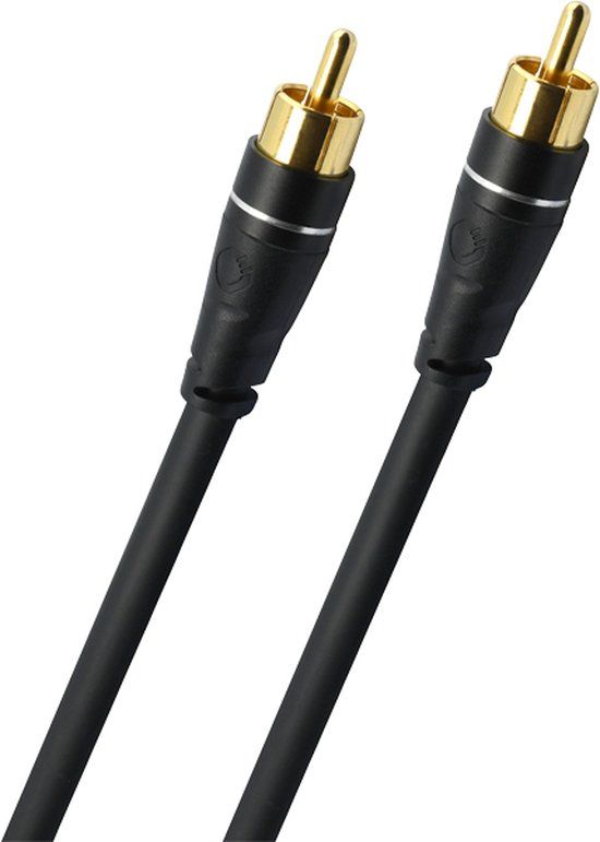 Oehlbach Excellence Subwoofer Cinch Kabel - 10 m - Zwart