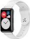Strap-it Siliconen sport bandje - wit