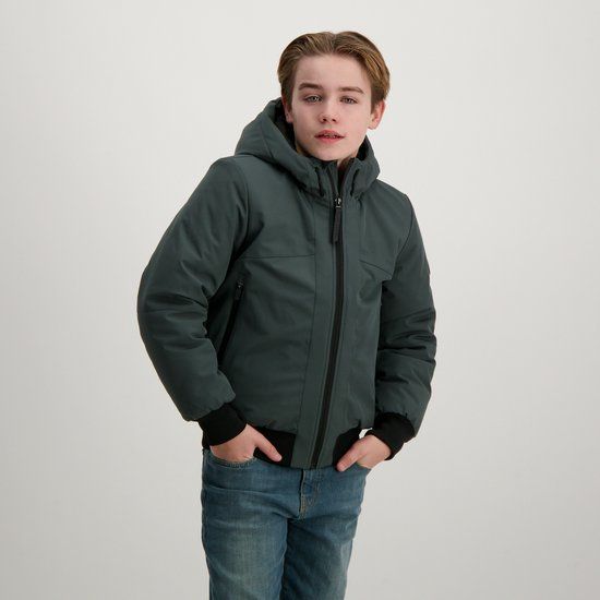 Cars Jeans Jas Pranoy jr. Jongens Polyester Donkergroen Maat 176