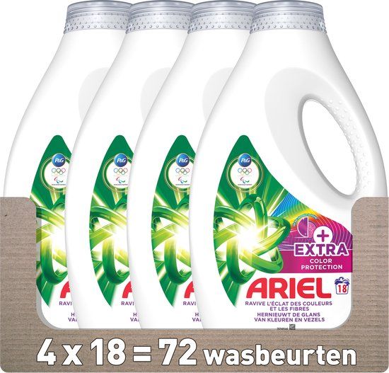 Ariel Vloeibaar Wasmiddel +Extra Kleurbescherming - 72 Wasbeurten - Multipack