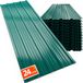Gardebruk Dakplaten – Set van 24 Verzinkt Staal 129x46cm – Groen