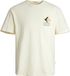 JACK&JONES JORARUBA CHEST EMB TEE SS CREW NECK T-shirt Homme L Buttercream