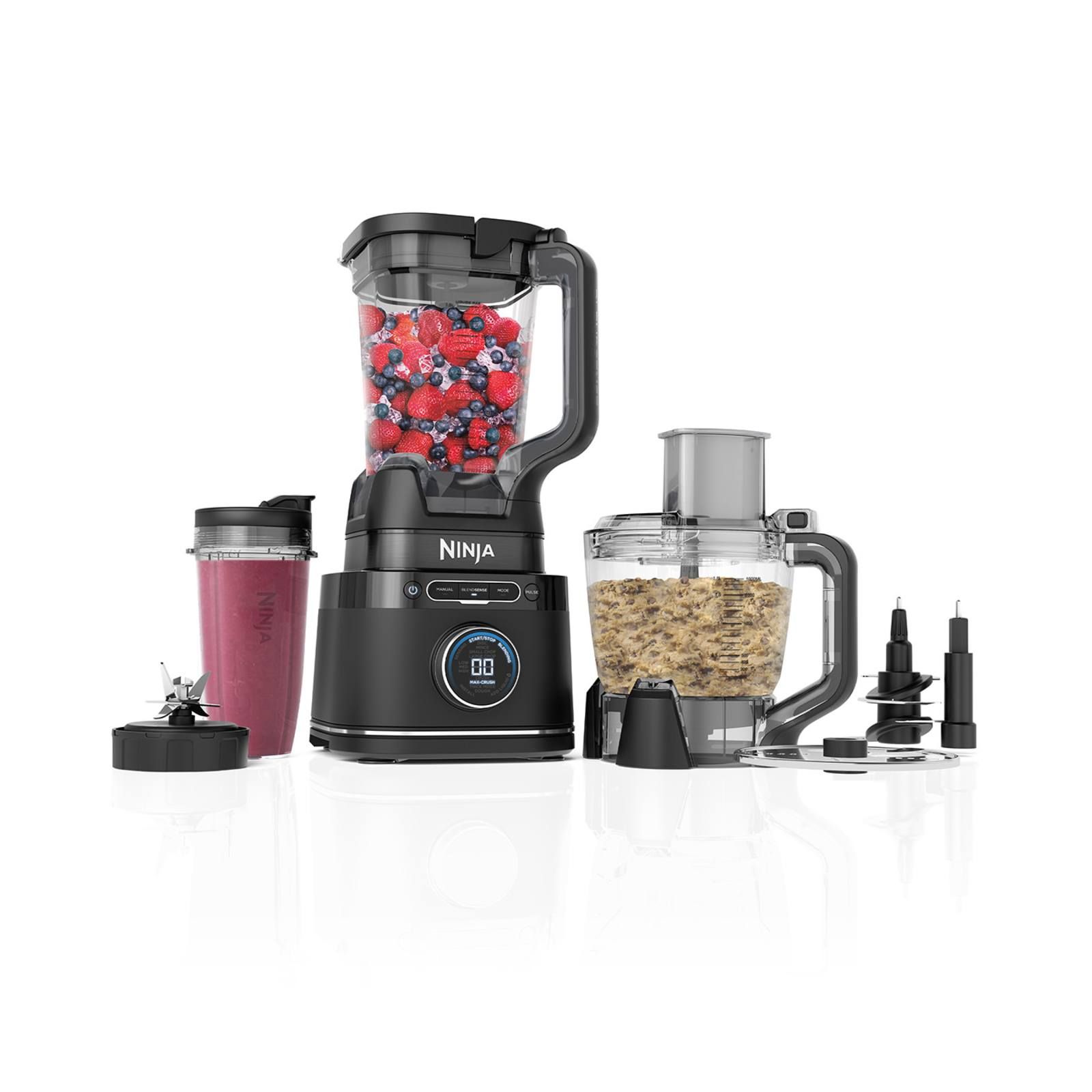 Ninja Detect 3-in-1 Foodprocessor, Blender & Smoothie Maker - 1200W - TB401EU
