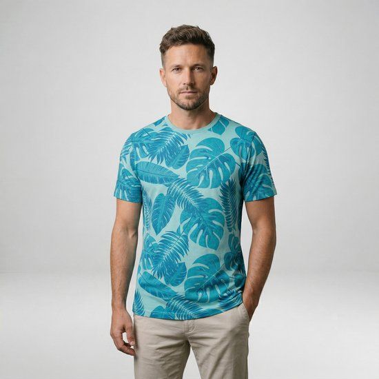 Cars Jeans T-shirt Ezra Heren Mintgroen XL
