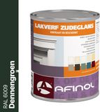 Afinol Zijdeglans Lakverf Dennengroen (RAL 6009) 750 ml