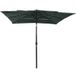 Maison Exclusive Parasol de jardin à 3 niveaux avec mât en aluminium vert
