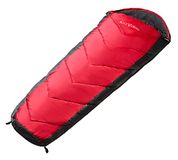 Black Crevice Slaapzak voor kinderen, rood