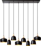 Lucide CHAYANNE - Hanglamp - 8xE14 - Zwart