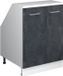 Vicco Rion Kast voor schuine wand – 60 x 81.6 cm met 2 deuren, kastromp 60 cm diepte Zwart beton