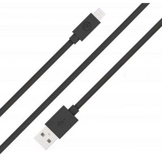 Bigben Connected USB A/Lightning-kabel 2m - 2,4A, Zwart