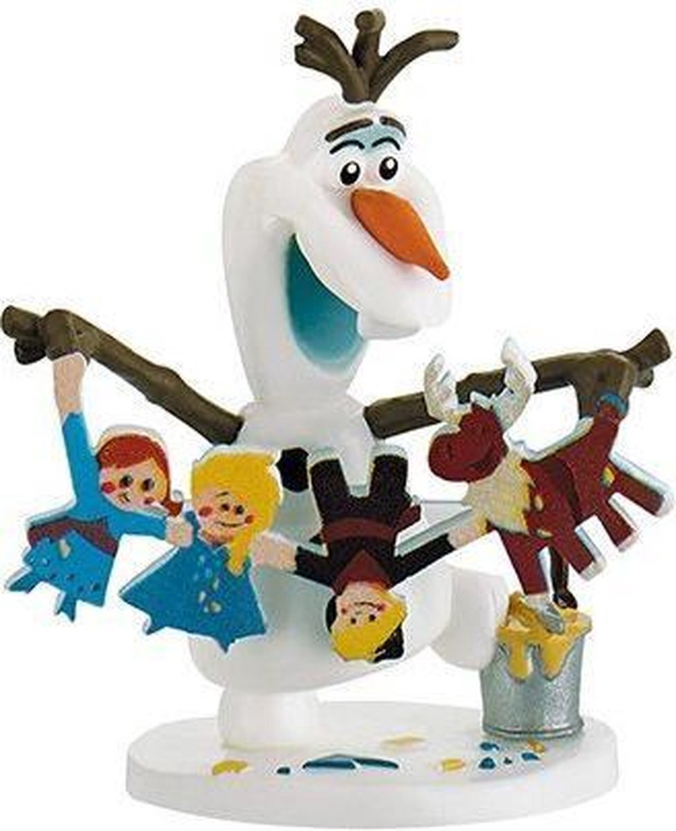 Bullyland 12943 Disney Olafs Frozen Adventure speelfiguur, Olaf met slinger