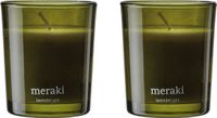 Meraki Geurkaarsen set Lavender Rain klein