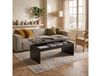 DARWIN Table basse plateau relevable 100x50cm / Noir