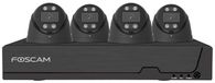Foscam FN9108E-T4-2T Kit Beveiligingscamera Set - 4 Camera's - PoE - 2TB Geheugen - Nachtzicht 20m - 5MP - Zwart