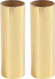 Merkloos Knutsel/hobby folie - 3x - goud - transfer folie - decoratie folie - knutselen - 50 x 15,5 cm