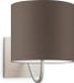 Home Sweet Home wandlamp Bling - wandlamp Beach inclusief lampenkap - lampenkap 20/20/17cm - geschikt voor E27 LED lamp - taupe