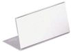 Durable 805519 Tafelnaambord (acryl, 52 x 100mm) verpakking 10 stuks, transparant