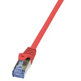 LogiLink Câble réseau Cat.6A S/FTP - 7,5m - Rouge - CQ3084S