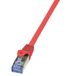 LogiLink Câble réseau Cat.6A S/FTP - 7,5m - Rouge - CQ3084S