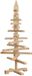 vidaXL Houten kerstboom massief grenenhout 90 cm naturel met lampjes